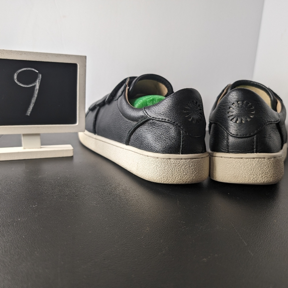 Ugg Alix 9 tri strap black‎ leather comfy sneakers - Picture 3 of 8